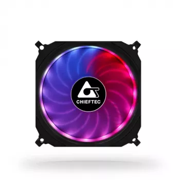 Chieftec CF-1225RGB arvuti jahutussüsteem Arvutikorpuse ventilaator 12 cm Must