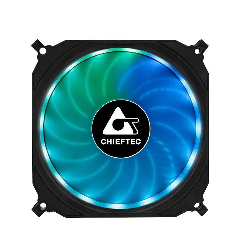 Chieftec CF-1225RGB arvuti jahutussüsteem Arvutikorpuse ventilaator 12 cm Must