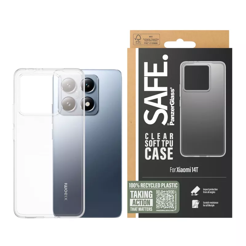 PanzerGlass SAFE. by ® TPU-ümbris läbipaistev Xiaomi 14T