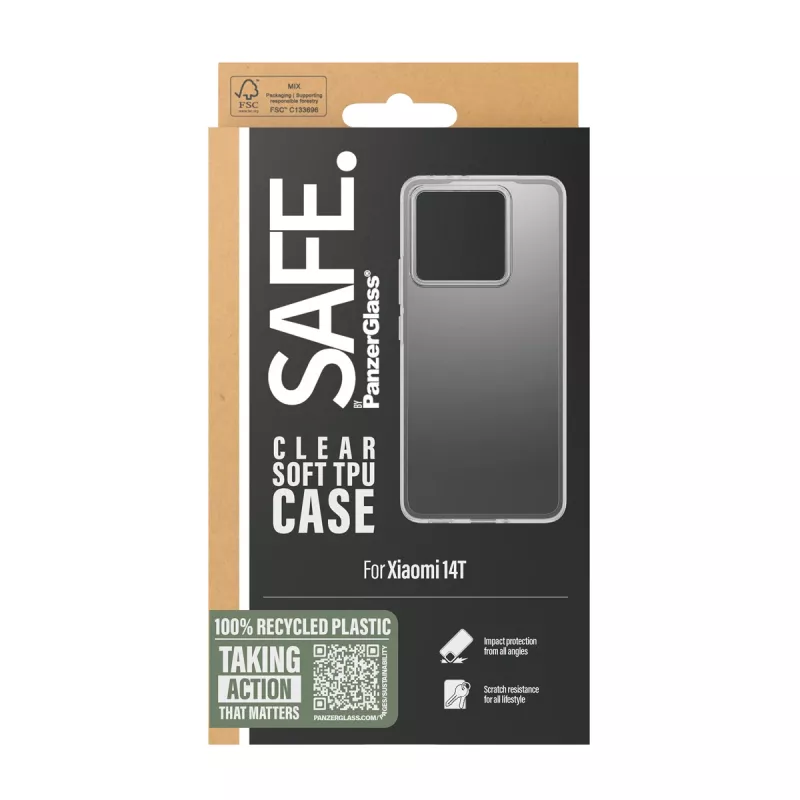PanzerGlass SAFE. by ® TPU-ümbris läbipaistev Xiaomi 14T