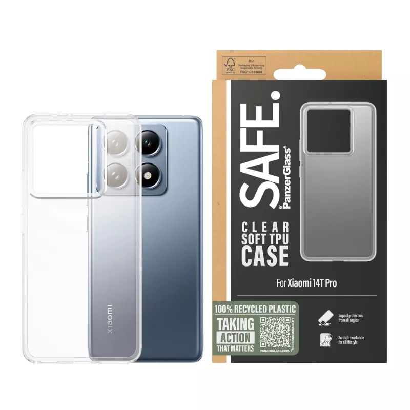 PanzerGlass SAFE. by ® TPU-ümbris läbipaistev Xiaomi 14T Pro