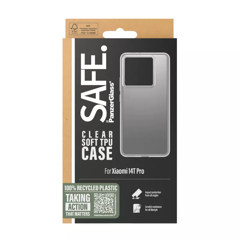 PanzerGlass SAFE. by ® TPU-ümbris läbipaistev Xiaomi 14T Pro