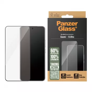PanzerGlass ekraanikaitse Xiaomi 15 Ultra Ultra-Wide Fit kriimustus- ja löögikindel