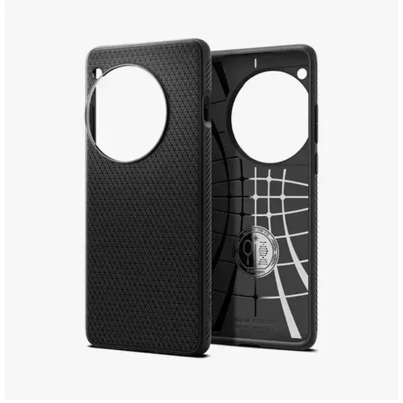 Spigen OnePlus 12 Liquid Air mattmust mobiiltelefoni ümbris 17,3 cm