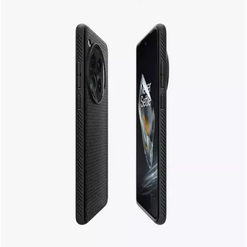 Spigen OnePlus 12 Liquid Air mattmust mobiiltelefoni ümbris 17,3 cm
