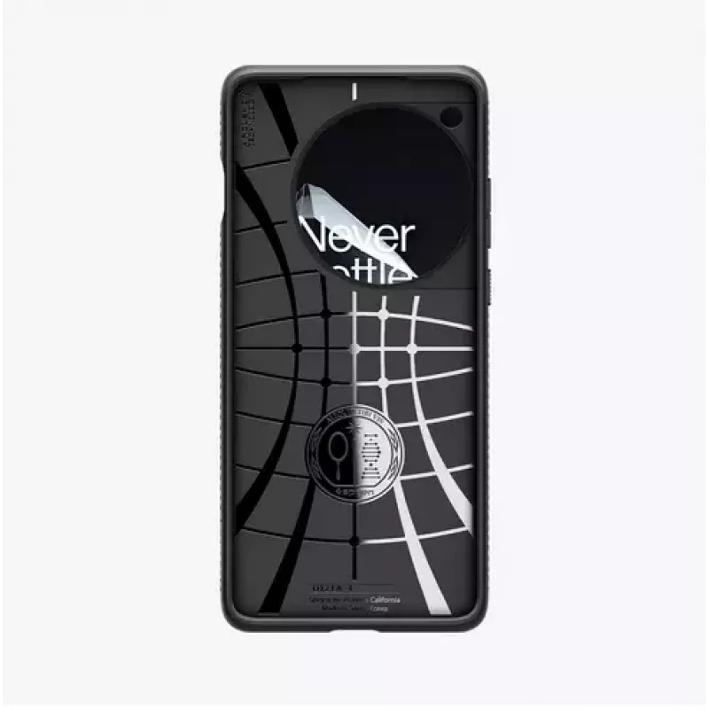 Spigen OnePlus 12 Liquid Air mattmust mobiiltelefoni ümbris 17,3 cm