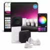 Philips Hue White and colour ambience algkomplekt: 3 GU10 pirni + hämarduslüliti + Bridge Pro