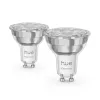 Philips Hue White and colour ambience Essential GU10 – nutikas prožektor – 345 lm – 4,7 W – 2-pakk