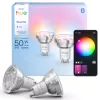 Philips Hue White and colour ambience Essential GU10 – nutikas prožektor – 345 lm – 4,7 W – 2-pakk