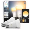 Nutipirn Philips A60 E27 — Bluetooth/Zigbee, 6 W, 810 lm, valge, 2 tk pakend