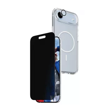Kaitsva telefonikohver PanzerGlass CARE iPhone 17 Air jaoks — Privacy 3-in-1