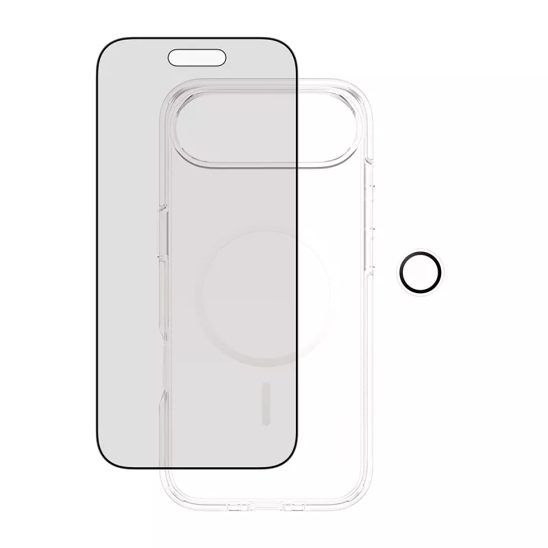 Kaitsva telefonikohver PanzerGlass CARE iPhone 17 Air jaoks — Privacy 3-in-1