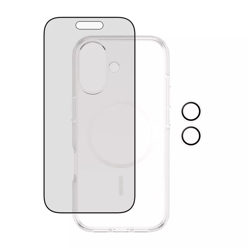 Kaitseümbris PanzerGlass Case CARE iPhone 17 jaoks privaatsusfunktsiooniga, 3-ühes funktsionaalsus