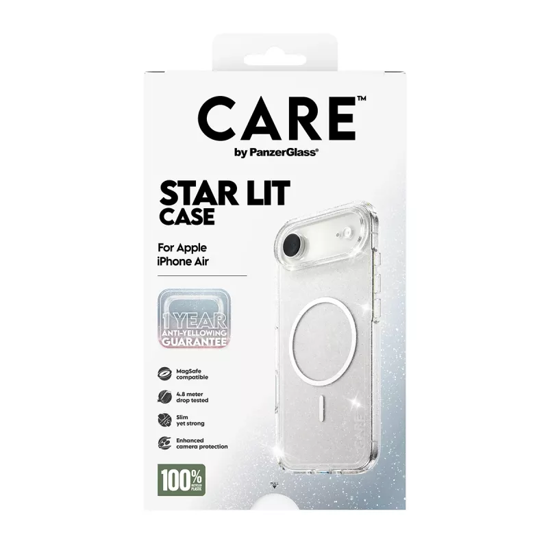 PanzerGlass CARE by ® Flagship Case Urban Explorer Star Lit Valge MagSafe iPhone Air