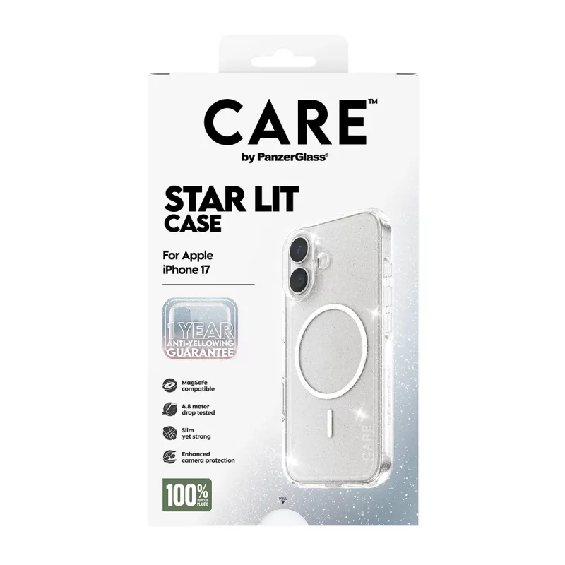 Cover PanzerGlass CARE by Flagship Case Urban Explorer Star Lit Valge MagSafe iPhone 17