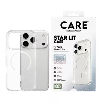 PanzerGlass CARE by Flagship Case Urban Explorer Star Lit Valge MagSafe iPhone 17 Pro ümbris