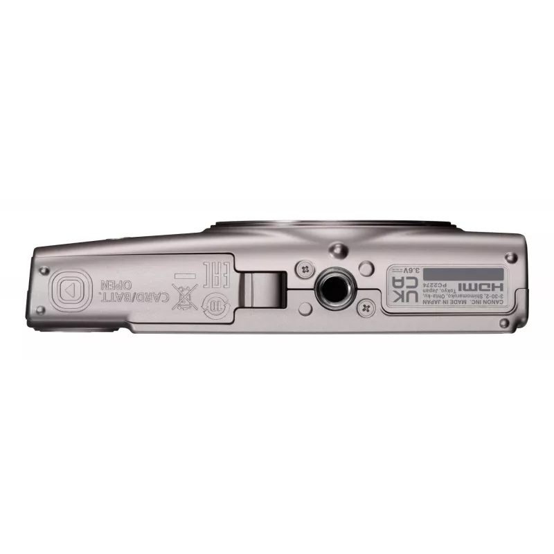 Canon Digital IXUS 285 HS A 1/2.3-tolline kompaktkaamera 20,2 MP CMOS 5184 x 3888 pikslit hõbedane