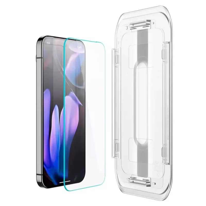 Spigen Glass Screen Protector EZ Fit GLAS.tR õhuke Google Pixel 9 / 9 Pro jaoks
