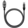 Võrgukaabel TECHLY USB-C - Gigabit Ethernet RJ45, Cat6, 3 m, USB 3.2 Gen 1, F/UTP, must