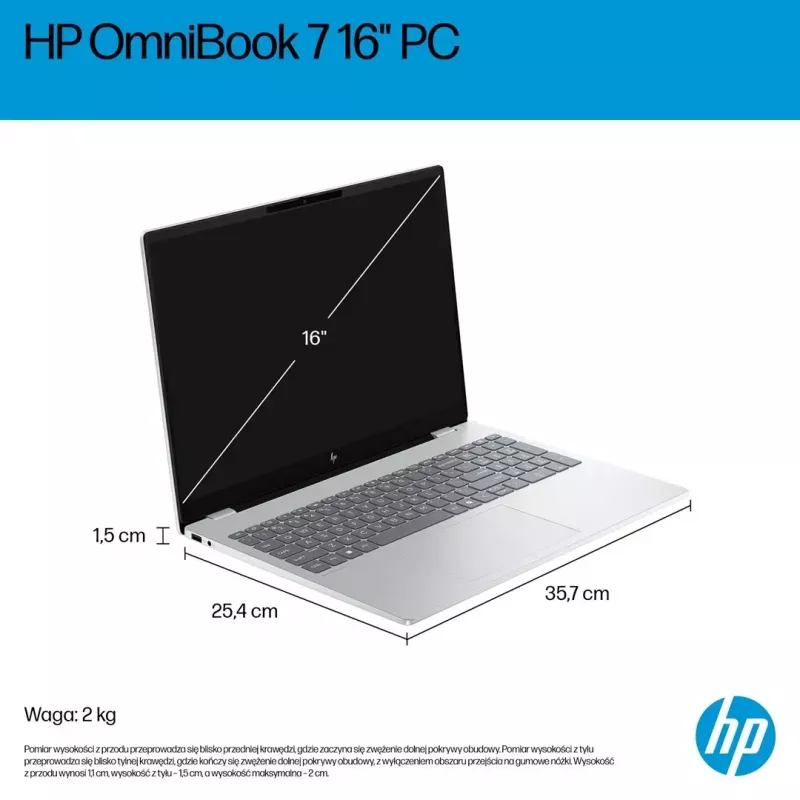 Sülearvuti HP OmniBook 7 16-az0222nw 16 tolli Core 5 210H 16 GB 512 GB Win11Home