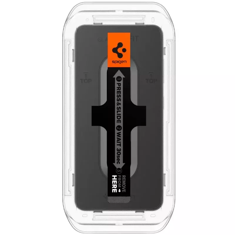 Klaasist ekraanikaitse Spigen Galaxy S24 tolmu- ja kriimustuskindel