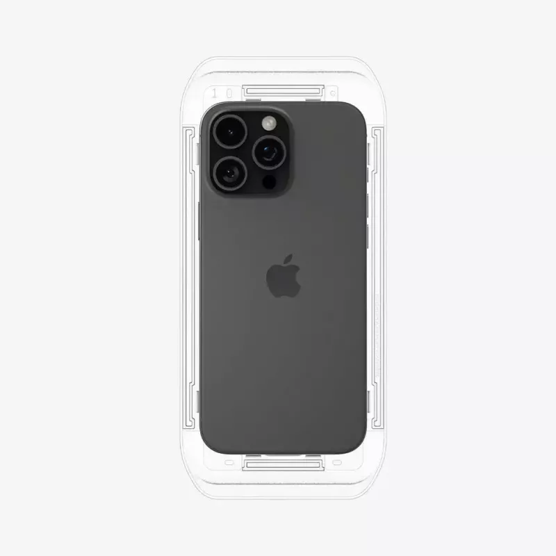 Spigen GLAS.tR EZ Fit kaameraobjektiivi kaitse Apple iPhone 16 Pro Max karastatud klaas 2 tk