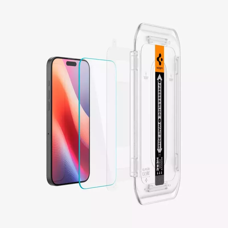 Spigen GLAS.tR EZ Fit kaameraobjektiivi kaitse Apple iPhone 16 Pro Max karastatud klaas 2 tk