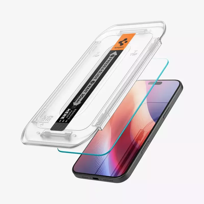 Spigen GLAS.tR EZ Fit kaameraobjektiivi kaitse Apple iPhone 16 Pro Max karastatud klaas 2 tk