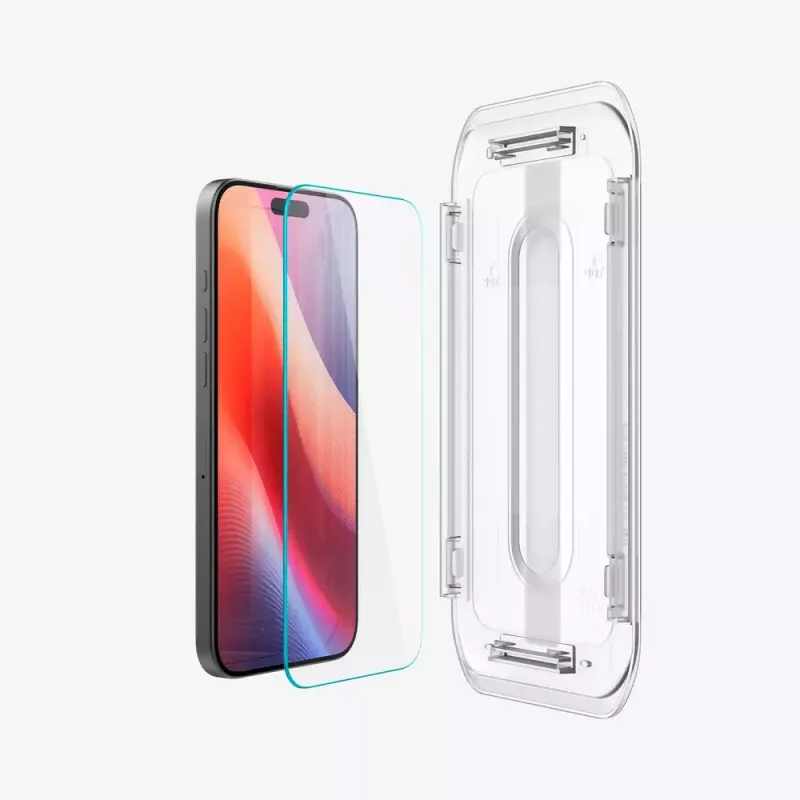 Spigen GLAS.tR EZ Fit kaameraobjektiivi kaitse Apple iPhone 16 Pro Max karastatud klaas 2 tk