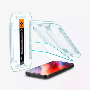 Spigen GLAS.tR EZ Fit kaameraobjektiivi kaitse Apple iPhone 16 Pro Max karastatud klaas 2 tk