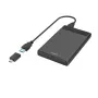 Hama 00200760 salvestusseadme korpus HDD/SSD korpus Must 2,5 tolli