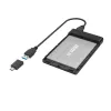 Hama 00200760 salvestusseadme korpus HDD/SSD korpus Must 2,5 tolli