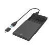 Hama 00200760 salvestusseadme korpus HDD/SSD korpus Must 2,5 tolli