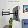 Techly seinakinnitus LCD LED 13-30 tolli kallutatav 2 liigendiga must ICA-LCD 923B