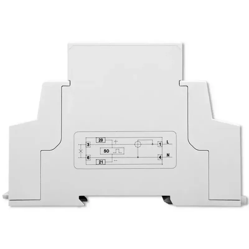 Ühefaasiline elektrienergia arvesti QOLTEC 50887 1-faasiline 230V LCD õhuke
