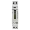 Ühefaasiline elektrienergia arvesti QOLTEC 50887 1-faasiline 230V LCD õhuke