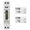 Ühefaasiline elektrienergia arvesti QOLTEC 50887 1-faasiline 230V LCD õhuke
