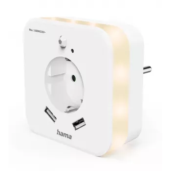 Pistikuga öövalgusti Hama 00223507 soe valge LED 3000K
