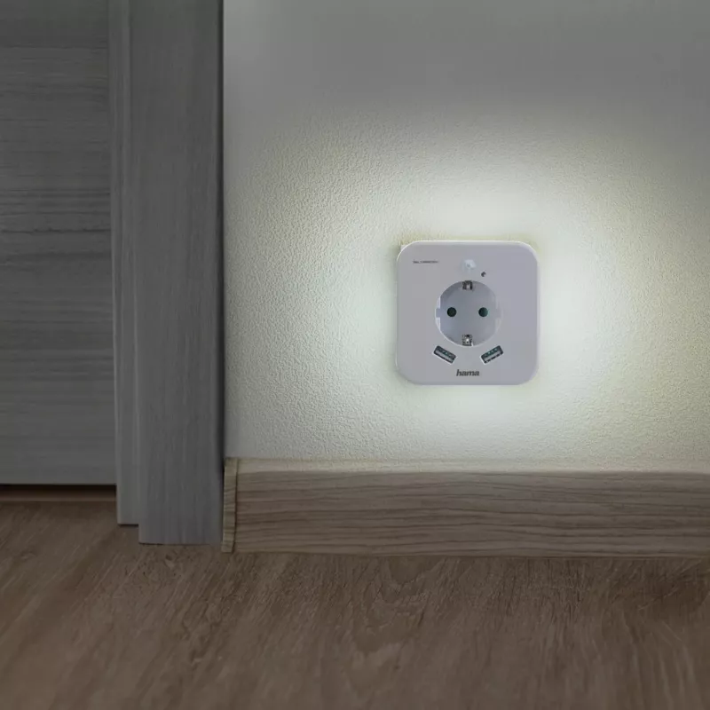 Pistikuga öövalgusti Hama 00223507 soe valge LED 3000K