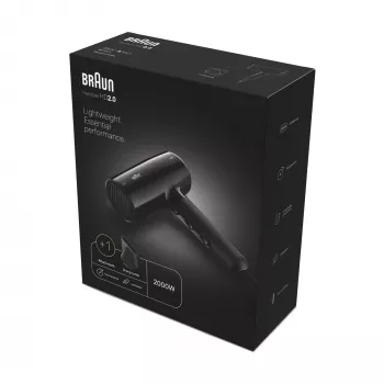 Föön Braun HD2.0 2000W Must 1.95m juhe