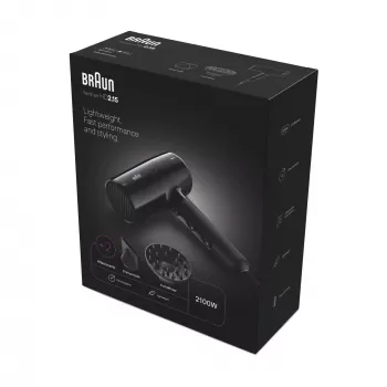 Braun HD2.15 föön 2100 W Must