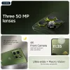 Nutitelefon Motorola edge 70 — 6,7-tolline P-OLED, Snapdragon 7 Gen 4, 12 GB muutmälu, 512 GB, Dual SIM, 4800 mAh, roheline, IP68/IP69