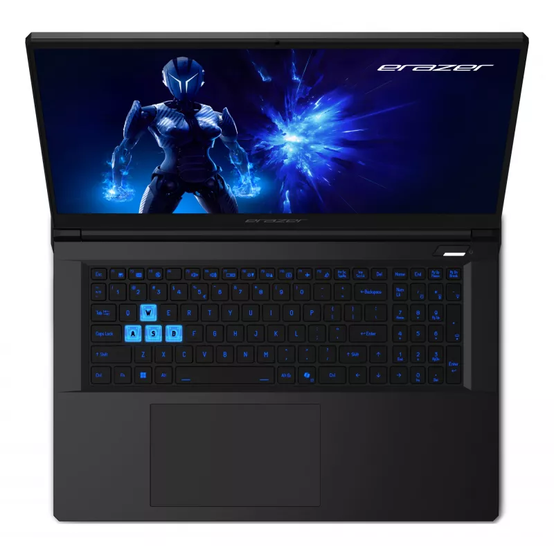 ERAZER Defender 17 P1 MD62756 Intel® Core™ i7 i7-13620H Sülearvuti 43,9 cm (17,3 tolli) Full HD 32 GB DDR5-SDRAM 2 TB SSD NVIDIA GeForce RTX 5060 Wi-Fi 6E (802.11ax) Windows 11 Home Must