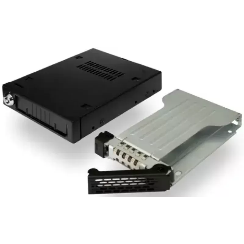 ICY BOX Festplattenwechselrahmen MB991IK-B, 6,40cm (2.5), SAS - SATA, High Quality, schwarz Aluminium-Wechselrahmen für 6,40cm (2.5) Festplatten mit S