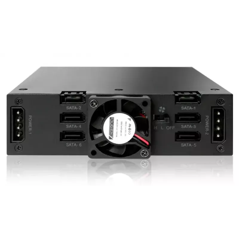 Kettamassiiv Icy Dock MB996SP-6SB Must