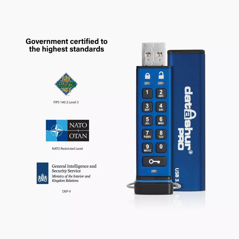USB-mälupulk iStorage 16GB USB Type-A IS-FL-DA3-256-16