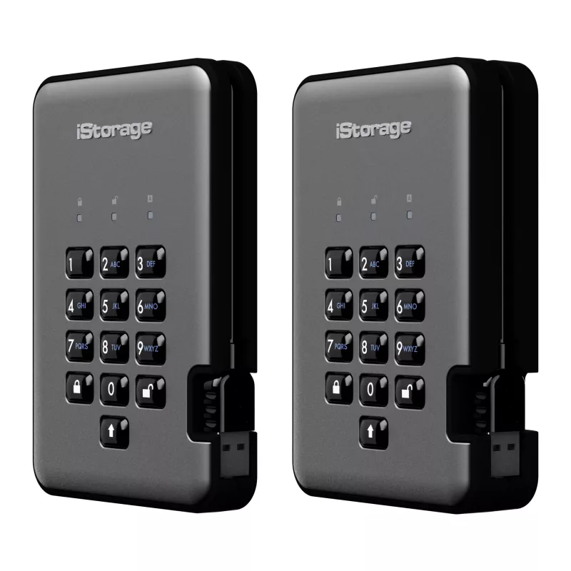 Kõvaketas iStorage 2TB USB 3.2 IS-DAP2-256-2000-C-G