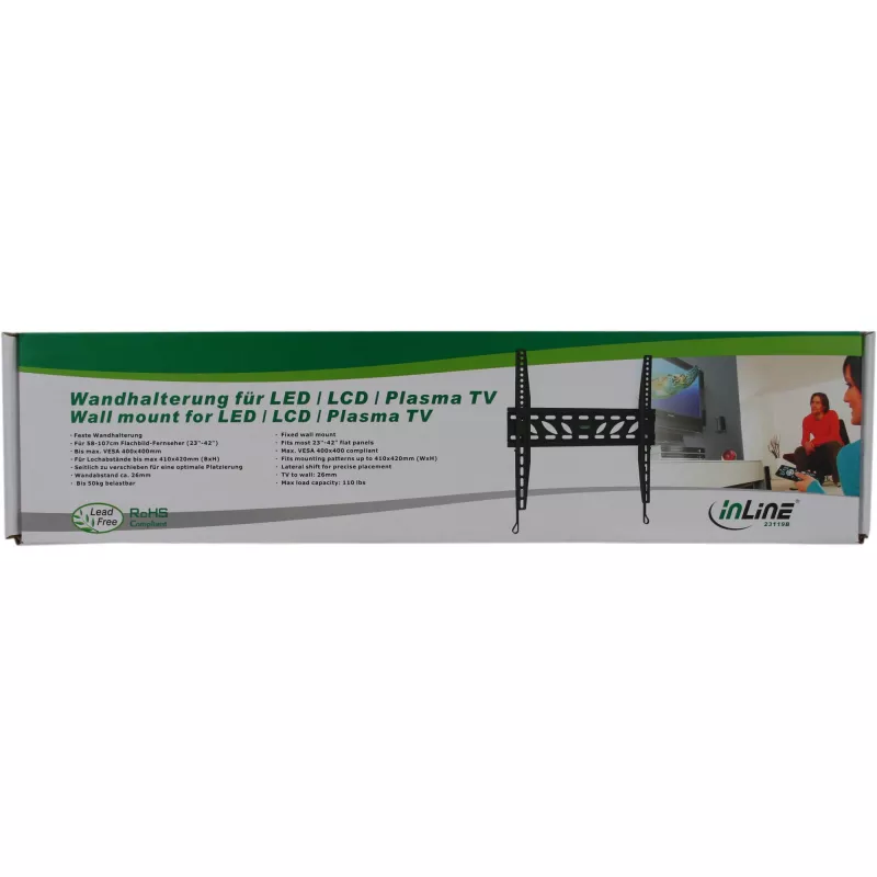 InLine Seinakinnitus TFT / LED / Plasma 81–140 cm 32 tolli – 55 tolli max 50 kg