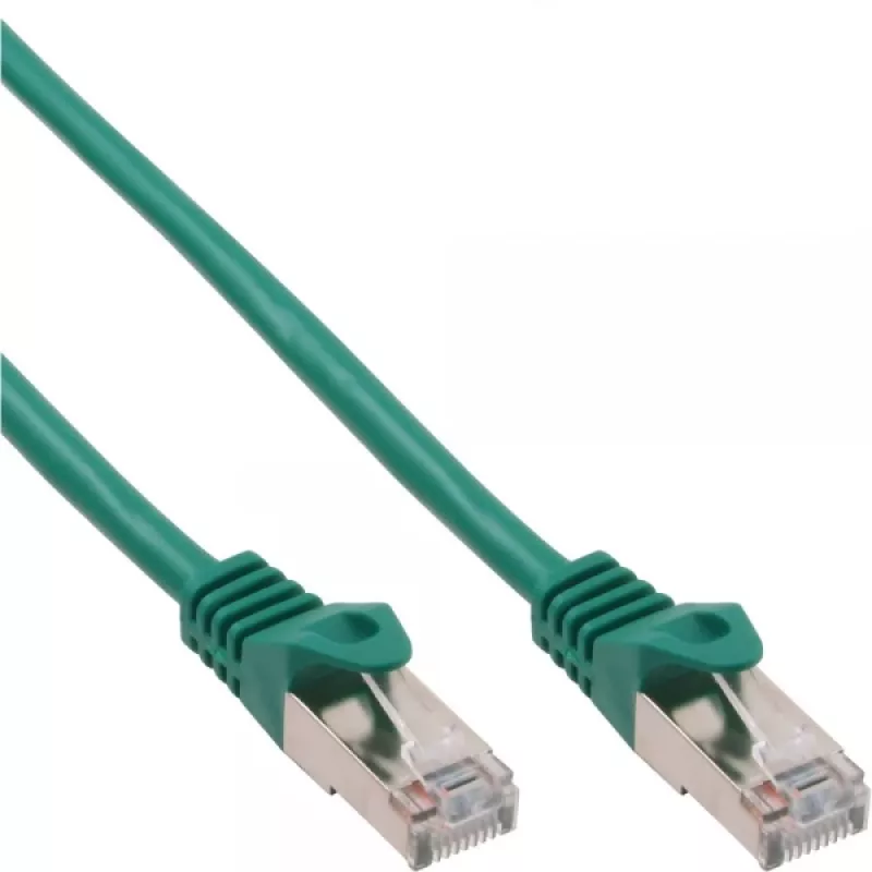 InLine patch-kaabel SF/UTP Cat.5e roheline 0,25m