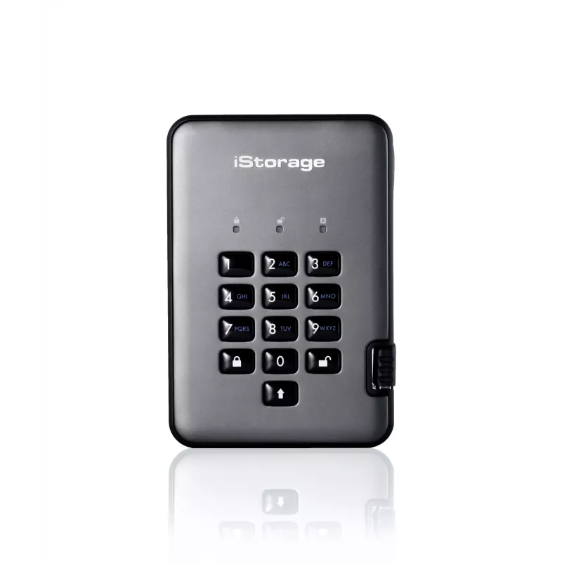 HDD iStorage 5TB USB 3.2 IS-DAP2-256-5000-C-G